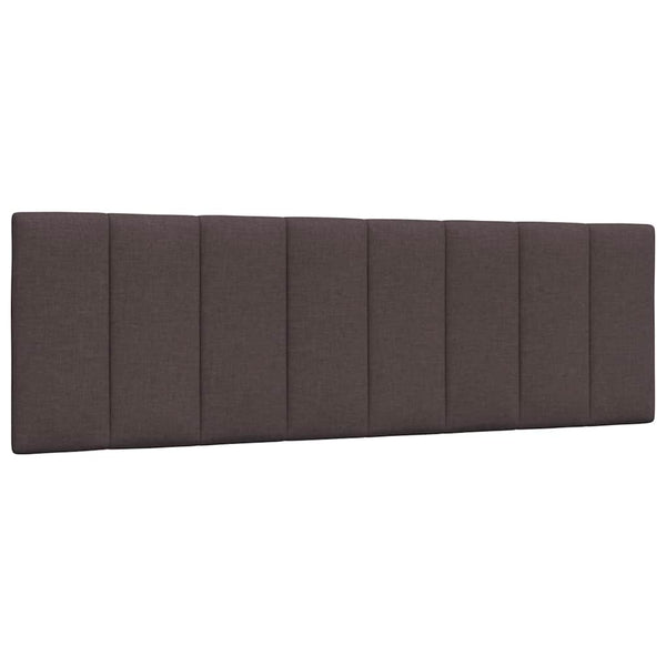 vidaXL Bed with Mattress "Hanko" Dark Brown 160x200 cm Fabric