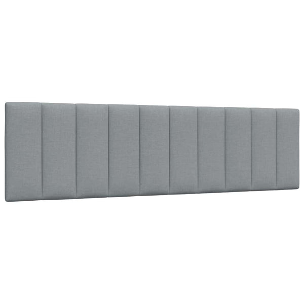 vidaXL Bed with Mattress "Hanko" Light Grey 180x200 cm Fabric