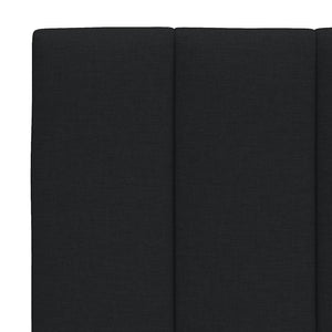 vidaXL "Hanko" Bed with Mattress Black 180x200 cm Fabric