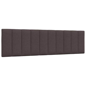 vidaXL Bed with Mattress "Hanko" Dark Brown 180x200 cm Fabric