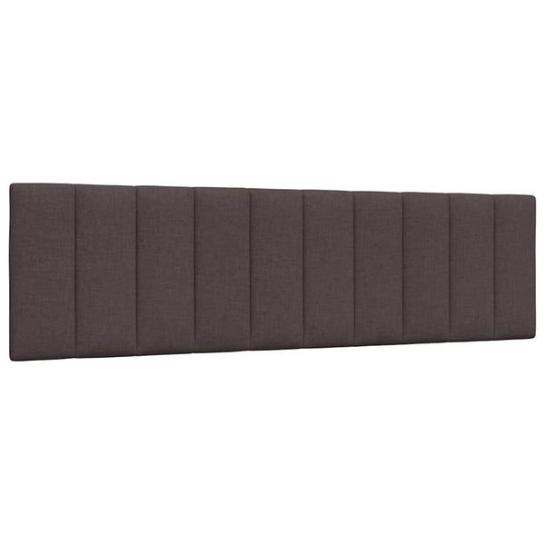 vidaXL Bed with Mattress "Hanko" Dark Brown 180x200 cm Fabric