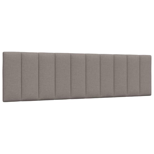 vidaXL Bed with Mattress "Hanko" Taupe 180x200 cm Fabric