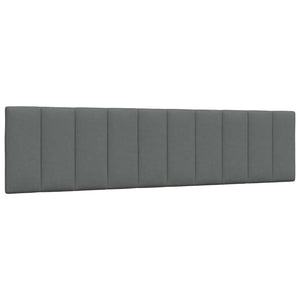 vidaXL Bed with Mattress "Hanko" Dark Gray 200x200 cm Fabric