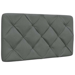 vidaXL LED Bed Frame without Mattress Dark Grey 80x200 cm Fabric