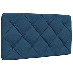 vidaXL LED Bed Frame without Mattress Blue 80x200 cm Fabric