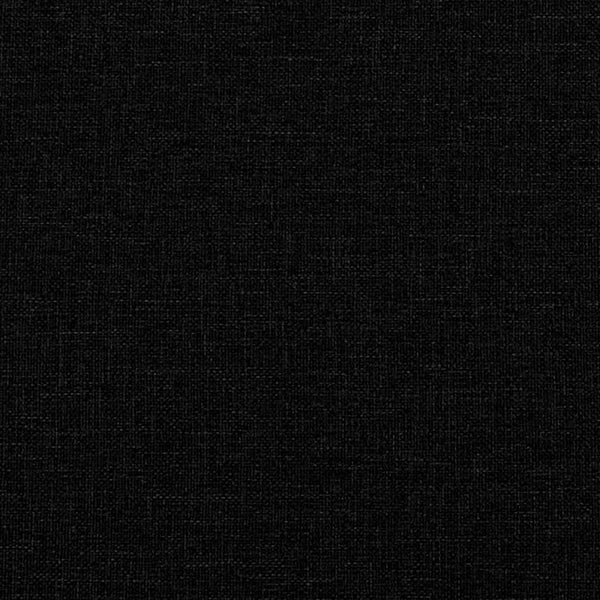 vidaXL LED Bed Frame without Mattress Black 90x200 cm Fabric