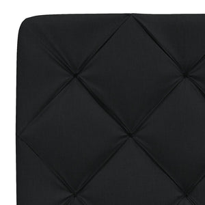 vidaXL Bed with Mattress Black 80x200 cm Fabric