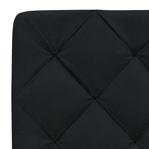 vidaXL Bed with Mattress Black 80x200 cm Fabric