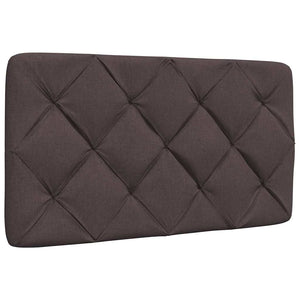 vidaXL Bed with Mattress Dark Brown 80x200 cm Fabric