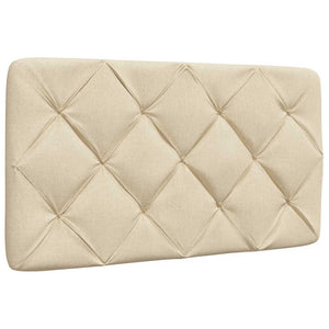 vidaXL Bed with Mattress Cream 80x200 cm Fabric