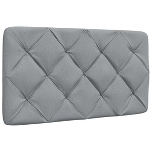vidaXL Bed with Mattress Light Gray 90x190 cm Fabric