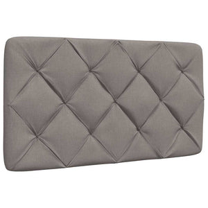 vidaXL Bed with Mattress Taupe 90x190 cm Fabric