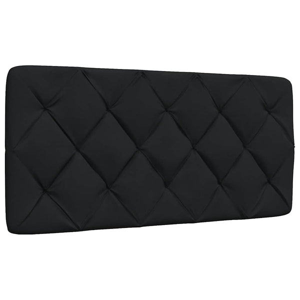 vidaXL Bed with Mattress Black 100x200 cm Fabric