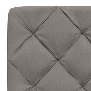 vidaXL Bed with Mattress Taupe 120x200 cm Fabric