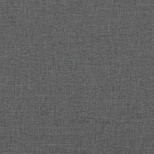 vidaXL Bed with Mattress Dark Grey 140x200 cm Fabric