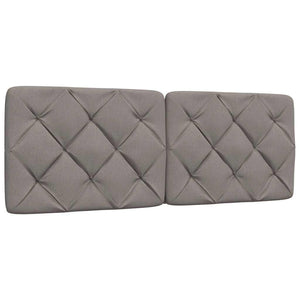 vidaXL Bed with Mattress Taupe 140x200 cm Fabric