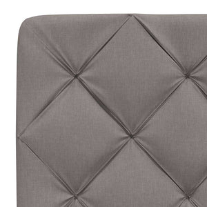 vidaXL Bed with Mattress Taupe 140x200 cm Fabric