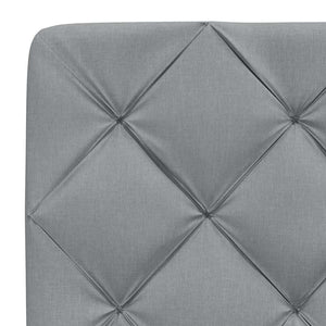 vidaXL Bed with Mattress Light Gray 160x200 cm Fabric