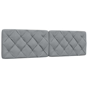 vidaXL Bed with Mattress Light Grey 180x200 cm Fabric