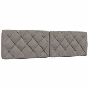 vidaXL Bed with Mattress Taupe 180x200 cm Fabric