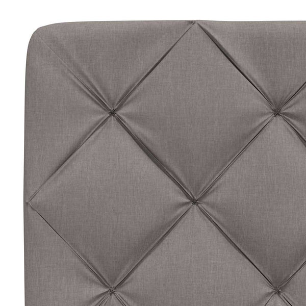 vidaXL Bed with Mattress Taupe 180x200 cm Fabric