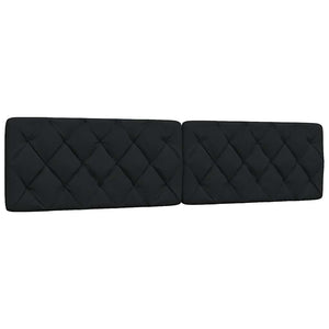 vidaXL Bed with Mattress Black 200x200 cm Fabric