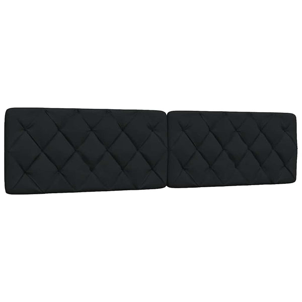 vidaXL Bed with Mattress Black 200x200 cm Fabric