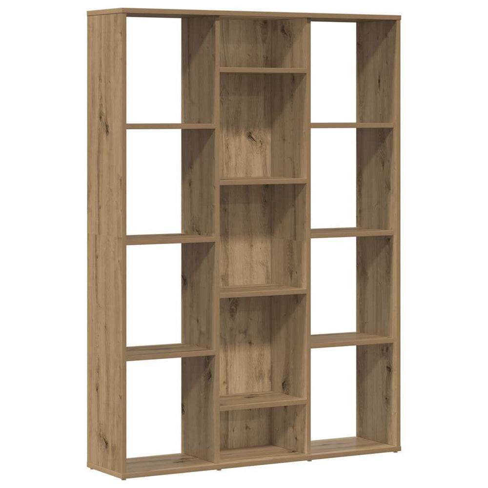 vidaXL Room Divider/Bookshelf Artisan Oak 100x24x140cm Engineered Wood