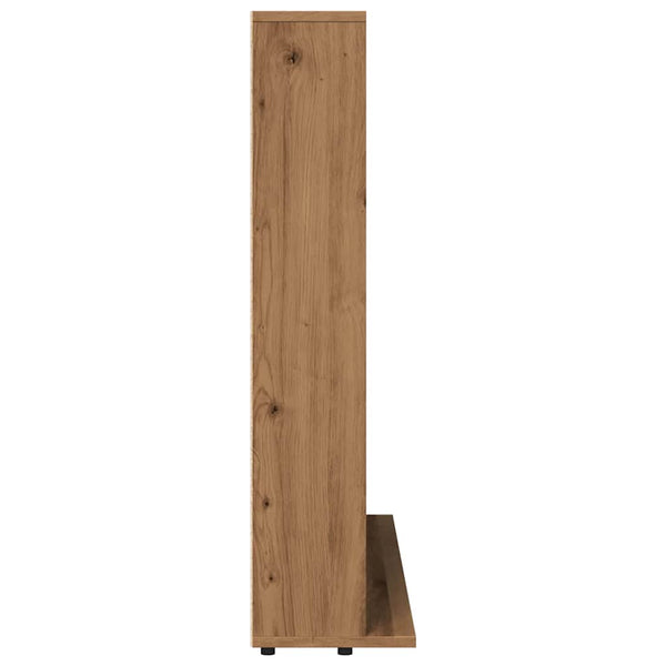 vidaXL CD Rack Artisan Oak 100x23x89.5 cm Engineered Wood