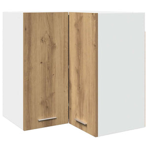 vidaXL Corner Wall Cabinet Lyon Artisan Oak 57x57x60 cm Engineered Wood