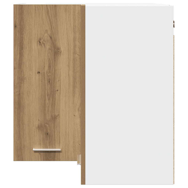 vidaXL Corner Wall Cabinet Lyon Artisan Oak 57x57x60 cm Engineered Wood