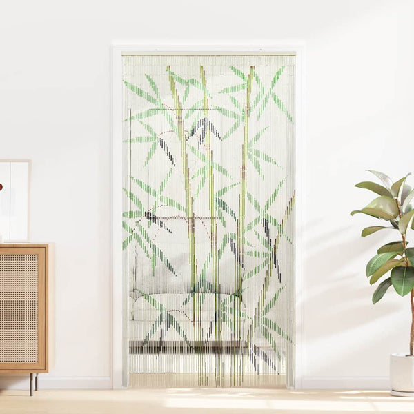 vidaXL Insect Door Curtain Bamboo Print 100x200 cm Bamboo