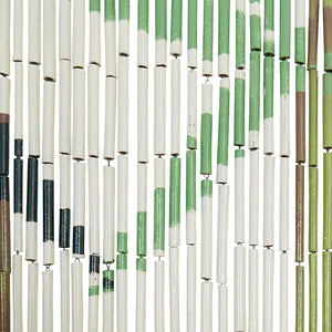 vidaXL Insect Door Curtain Bamboo Print 100x200 cm Bamboo