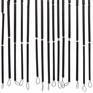 vidaXL Insect Screen Door Curtain Palm Print 100x200 cm Bamboo