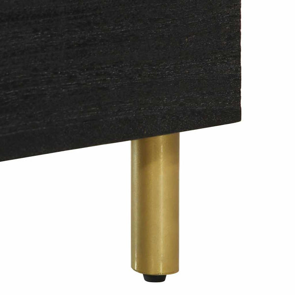 vidaXL TV Cabinet Black 70x33x46 cm Engineered Wood
