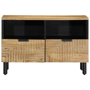 TV-Schrank Braun Mango Massivholz 70 cm