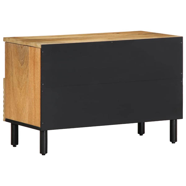 TV-Schrank Braun Mango Massivholz 70 cm