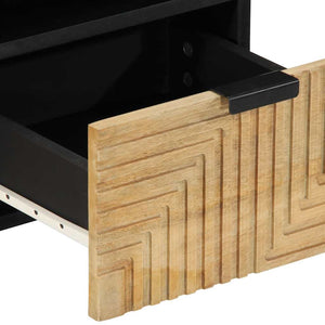 TV-Schrank Braun Mango Massivholz 70 cm