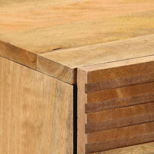 Nachttisch Braun Mango Massivholz 50x60 cm