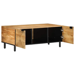 Couchtisch Braun Mango Massivholz 100x54 cm