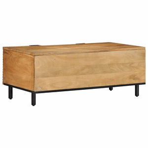 Couchtisch Braun Mango Massivholz 100x54 cm