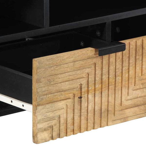 TV-Schrank Mango Massivholz Braun 100cm