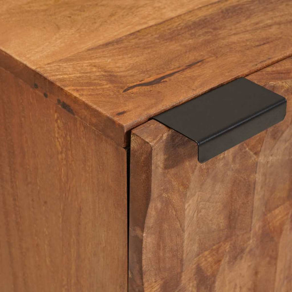 vidaXL Nightstand 2 pcs Brown 40 x 33 x 46 cm Solid Mango Wood