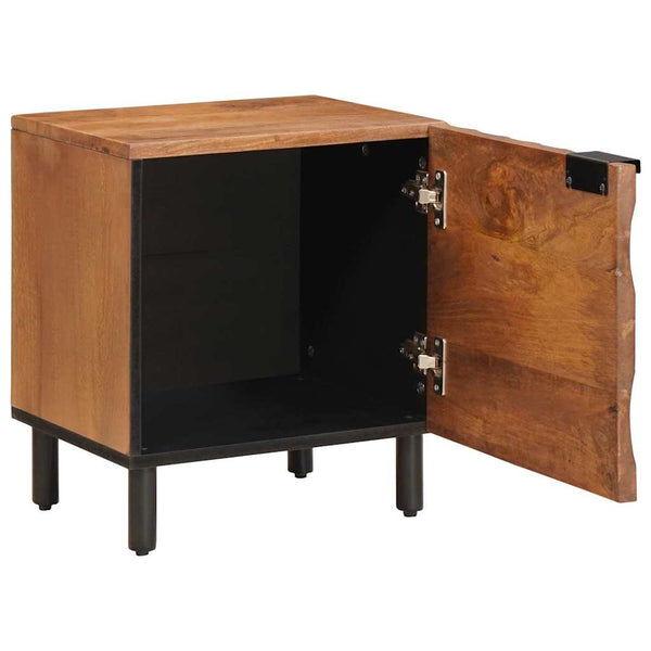 vidaXL Nightstand 2 pcs Brown 40 x 33 x 46 cm Solid Mango Wood
