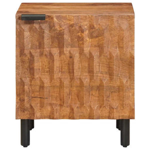 vidaXL Nightstand 2 pcs Brown 40 x 33 x 46 cm Solid Mango Wood