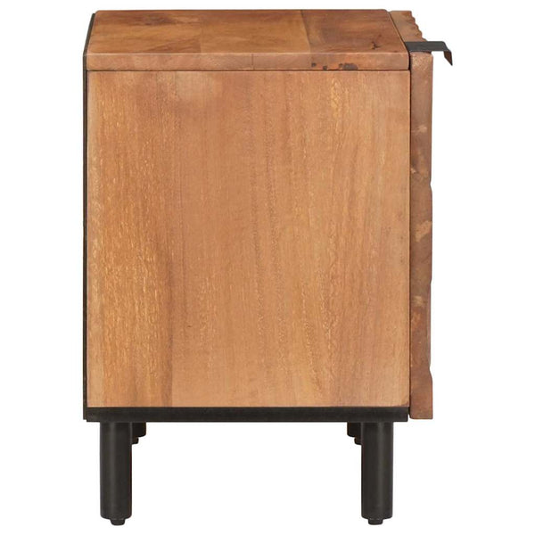 vidaXL Nightstand 2 pcs Brown 40 x 33 x 46 cm Solid Mango Wood