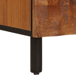 vidaXL Highboard with Door Acacia Brown Finish 60 x 33 x 100 cm
