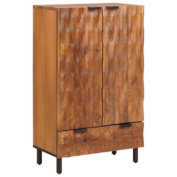 vidaXL Highboard with Door Acacia Brown Finish 60 x 33 x 100 cm