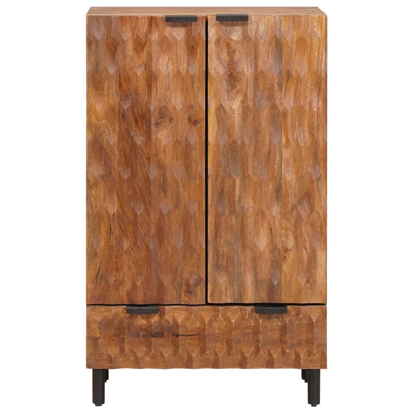 vidaXL Highboard with Door Acacia Brown Finish 60 x 33 x 100 cm
