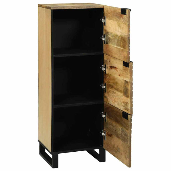 vidaXL Tall Sideboard Brown 40 x 33 x 110 cm Solid Mango Wood